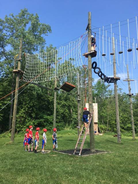 high-low ropes course